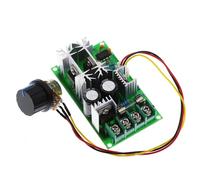 Qaonsciug Regulador de velocidad de 10 V-60 V para motores resistentes, incluyendo frecuencia de 25 KHz y controlador de velocidad del motor de gestión térmica con fusibles de reinicio automático