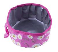 Qaonsciug Tazón de alimentación para mascotas, cuencos de comida para perros, para camping, senderismo, perros, dispensador para viajes al aire libre, contenedor plegable al aire libre, plato de