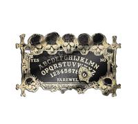 Qaonsciug Wood Spirit - Tablero de adivinación con tabla de adivinación de mensajes de radiestesia Planchette, suministros de juego místico, herramienta metafísica para decir mensajes, juego místico