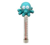 Qapayieg Termómetro Flotante Piscina | Termómetro Digital Portátil - Lindas Formas De Animales Con Cuerda | Diseño De Gran Tamaño | Accesorio De Temperatura para Piscina Exterior Acuario Spa Balneario