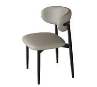 QAQCDAHJI Juego de 4 sillas de Comedor de Madera, Modernas sillas auxiliares de Cocina tapizadas en Tela, Estilo rústico con reposapiés, Color Beige(Gray+Black,Set of 2)