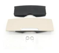 QAQMHVCVB Para C E G GLC CLS C200 E260 G500 GLC260 CLS350 Techo solar del coche Luz de lectura Cubierta protectora Estuche para gafas Tapa (1pcs Beige)