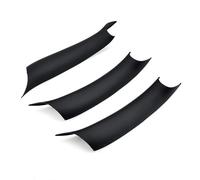 QAQMHVCVB Para X5 F15 2014-2018 / X6 F16 2015 2016 2017 2018 Tirador De Puerta Interior De Coche Accesorios De Cubierta 3 Unids/set (Matte Black)