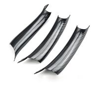 QAQMHVCVB Para X5 F15 2014-2018 / X6 F16 2015 2016 2017 2018 Tirador De Puerta Interior De Coche Accesorios De Cubierta 3 Unids/set (Carbon Fiber Pattern)
