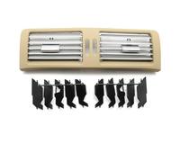 QAQMHVCVB Ventilación De Aire Rejilla De Ventilación Cromada para Aire Acondicionado Delantero Y Trasero para Mercedes para Benz W251 2009-2018 R300 R320 R350 R400 R500 (1pcs Middle)