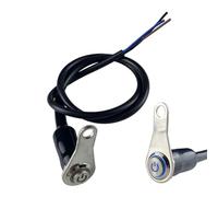 QARIDO Pulsador de luz de Motocicleta, Interruptor de botón de Montaje en Manillar para Motos, Accesorios de Motocicleta para desplazamientos, Viajes, exploración al Aire Libre, conducción Diaria