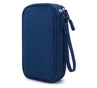 QASHA Bolsa de almacenamiento para diabéticos, organizador de viaje para medidor de glucosa, bolígrafo de insulina, tiras de prueba de azúcar en sangre, lancetas, jeringas, agujas, toallitas de