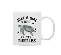 QASHWEY Taza de tortuga, regalos para amantes de las tortugas, taza de tortuga marina, taza de té con temática de tortuga, regalos para amantes de las tortugas, niñas y mujeres, tazas de café de