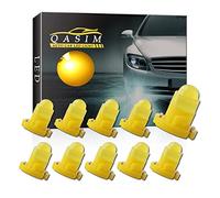 Qasim 10x T4.2 LED COB Bombillas Ámbar 1SMD para Luz de Salpicadero de Coche Instrumento Velocímetro Panel DC12V