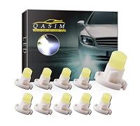 Qasim 10x T4.2 LED COB Bombillas Blanco 1SMD para Luz de Salpicadero de Coche Instrumento Velocímetro Panel DC12V