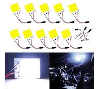 Qasim Bombillas LED Interior Coche COB 48SMD T10 BA9S Festoon 12V
