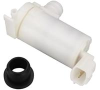 QASULER 1 juego de lavaparabrisas una sola salida con junta tórica for NISSAN, NV200, Isuzu, compatible D-Max II Unidad de motor de la bomba del lavaparabrisas