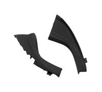 QASULER 1 par de cubiertas de limpiaparabrisas, for Toyota, for RAV4, 2006 2007 2008 2009 2010 2011 2012 embellecedor de extensión de sello lateral de capó de guardabarros delantero Cubierta del limpi