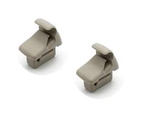 QASULER 1 Unidad, for Mitsubishi, ASX Lancer EVO 10 Eclipse Cross Outlander, Soporte de Gancho con Clip for Visera, Color Gris Parasol para Coche(2Pcs Gray Color)