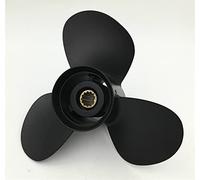 QASULER 10 1/2x13, for Nissan, hélices 35hp 50hp 13 de Aluminio fueraborda estriadas Dientes Marinas Hélice de Barco