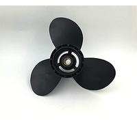 QASULER 10 1/4x12 25hp-30hp, for hélices Johnson Aluminio de 10 Dientes, for hélices Marinas de Accesorios for Barcos Johnson Hélice de Motor de Barco