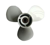 QASULER 11 1/8 X 13-G Hélice fueraborda Marina Barco 3 Palas Práctica aleación de Aluminio Accesorios duraderos for Piezas de Barco, for, 40 50HP Hélice de Motor de Barco