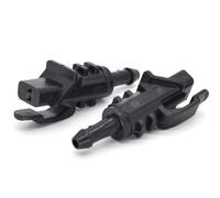 QASULER 2 boquillas for limpiaparabrisas de coche, for Hyundai, i30, Elantra, Touring 2007 2008 2009 2010 2011 2012, boquilla rociadora de ventana delantera Boquilla de pulverización de chorro de agua