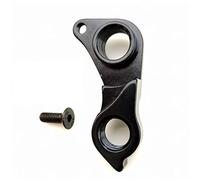 QASULER 2 piezas de patilla de cambio de bicicleta CNC for Tideace, Vitus ZX1 en adelante, cuadro de bicicleta de carbono con puntera mecánica Marquette MMR RAKISH KENTA Patilla de cambio(BLACK QGH007