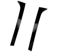 QASULER 2 uds ala lateral de ventana trasera, for Skoda, Superb, Estate B6 2008-2015, pegatinas divisorias alerón techo negro brillante Cubierta lateral del alerón de la ventana trasera