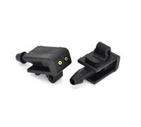 QASULER 2 uds, Boquilla de Chorro de limpiaparabrisas Delantero de Coche, for Renault, Megane 2 3 MK2 MK3 2002-2015 Scenic 2 Laguna Fluence 8200082347 Boquilla lavaparabrisas