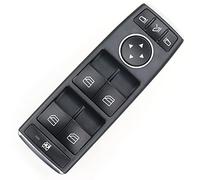 QASULER 2049055402 Interruptor de Control de elevalunas eléctrico Delantero Izquierdo for Mercedes, C200 C260 E260 E300 GLK300 A2049055402 2128208310 Interruptor de Ventana de Coche