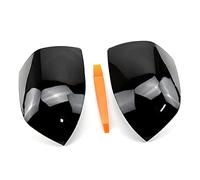 QASULER 2pcs Car Rearview Mirror Covers Rear View Cover, for Ford, 2005-2008, for Focus, Auto Replacement Parts Cubierta para espejo retrovisor de coche(No light-1)
