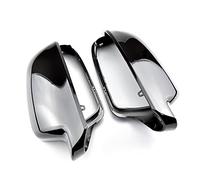 QASULER 2Pcs Carbon Fiber Style Rearview Mirror Shells Cover Protection Cap Car Styling Shell Side Covers, for, A3 A4 A5 B8.5 Cubierta para espejo retrovisor de coche(Bright black)