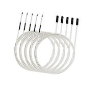 QASULER 5 piezas de termistor NTC 3950 100K con cableado de 1 metro y cabezal de clavija hembra for cama calefactable de impresora 3D RepRap, for extremo caliente Sonda térmica de impresora