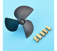 QASULER 5 uds RC Barco Cobre 4,8mm/4,76mm a 4mm Manga de conversión/diámetro del Casquillo 4,8/4,76mm Prop (Tornillo) Carcasa del Eje de 4mm Hélice de Motor de Barco