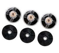 QASULER 6 Pack Base cambio y, para Blade reemplazo Parte, para Magic Bala 250W Blenders Mb1001, para licuadora, para Partes Soporte de cuchilla para batidora