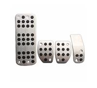 QASULER Accesorio Placa de almohadilla pedal modificada, for Peugeot 207 301 307 208 2008 308 408 CC, for Citroen, C3 C4 Ds 3 4 6 Ds3 Ds4 Reemplazo del pedal del automóvil