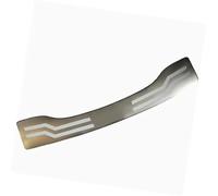 QASULER Accesorios de placa acero inoxidable for alféizar protector parachoques trasero, for Peugeot, 508 2011 2012 2013 2014 2015 2016 2017 Protector de parachoques trasero de coche de goma(BLACK 1)