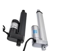 QASULER Actuador Lineal eléctrico de 150 mm, 200 mm, 12 V, 24 V, Carrera: 100/200/300/500/750/800/900/1100/1300/1500 N. Motor de Torno(12v 700n 15mm S White 150mm)