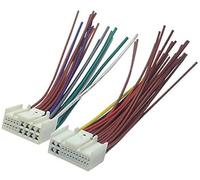 QASULER Adaptador de Cable de alimentación ISO for Radio de Audio de coche, for Hyundai, Elantra, iX35, Kia, K2 K3 K5 Sportage R, arnés de cables de alimentación Cable adaptador para radio de coche QA