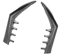 QASULER Alerón de ventana trasera, alerón lateral modificado, for Golf, 8, for, accesorios traseros MK8, embellecedor fibra carbono for estilo coche Cubierta lateral del alerón de la ventana trasera