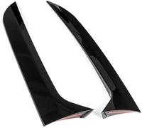 QASULER Alerón lateral de ventana trasera, for VW, MK1 2007-2016, pegatinas for alerón techo, kits carrocería cubierta embellecedora Cubierta lateral del alerón de la ventana trasera