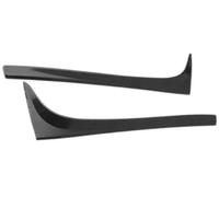 QASULER Alerón lateral for ventana trasera, for Golf, 7 MK7 GTD R 2014-2018, accesorios traseros for espejo retrovisor de coche, color negro Cubierta lateral del alerón de la ventana trasera