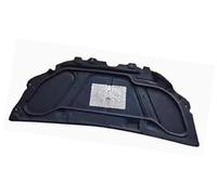 QASULER Alfombrilla aislante for capó de coche, almohadilla de algodón insonorizada y resistente al calor, for Peugeot 307 2001-2011 almohadilla aislante del compartimento del motor(BLACK 2001-2004 1)