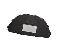 QASULER Alfombrilla de aislamiento térmico de algodón con cubierta insonorizada for motor de capó delantero, for , X1 E84 2010-2015 almohadilla aislante del compartimento del motor(BLACK 1pc Al Foil)