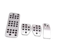 QASULER Almohadilla de pedal, for Citroën, C3 C4, for DS, 3 4 6, for, for, for, modificada for reposapiés gas for automóvil Reemplazo del pedal del embrague del automóvil(BLACK MT)