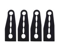 QASULER Amortiguador de sonido for cerradura puerta coche, for Ford, for Fiesta, Fusion, for Mondeo, for silenciador ruidos y chirridos Amortiguador de cerradura de puerta de coche