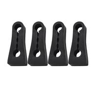 QASULER Amortiguador de sonido for cerradura puerta, for Toyota, Prius 2006-2021 2022, aislamiento sello sordo insonorizado STOP Amortiguador de cerradura de puerta de coche