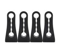 QASULER Amortiguador de tope cerradura puerta for Mitsubishi, Pajero, Lancer, Outlander ASX, silenciador ruido crujido sordo Amortiguador de cerradura de puerta de coche