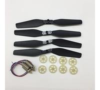 QASULER Anillo de protección la pala del tren aterrizaje motor brazo hélice, for SG907 GPS Drone RC Quadcopter Repuestos Brazo de mantenimiento de drones FPV(Lavender)