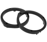 QASULER Anillo Espaciador de Altavoz Adaptador Espaciador de Altavoz de Agudos for automóvil, for Odyssey 2009-2021 Puertas Delanteras y traseras ABS Negro Impermeable Anillo Espaciador para Altavoz