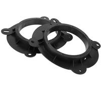 QASULER Anillo Espaciador de Altavoz Adaptador Espaciador de Altavoz de Agudos for automóvil, for Toyota, Avalon 2019-2023 Puertas traseras ABS Negro Impermeable Anillo Espaciador para Altavoz