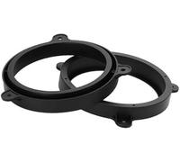 QASULER Anillo espaciador de altavoz de 2 piezas, adaptador espaciador de altavoz de tweeter, for Subaru, forester, 2008-2018, resistente al agua, for 6.5#39;#39; ABS negro delantero Anillo espaciador