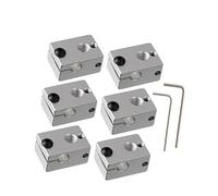 QASULER Bloque calefactor for sensor de impresora 3D compatible con E3D V6, sensor PT100 HT-NTC100K con 2 llaves Sonda térmica de impresora