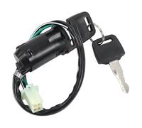 QASULER Bloqueo de Encendido con Llave | Encendido de Motocicleta con 2 Llaves a Juego - Piezas de Arranque con Llave, botón de Arranque eléctrico for Scooter, Quad Cerradura de Encendido antirrobo